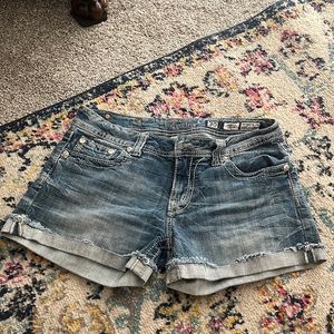 Blue, jean shorts, size 30